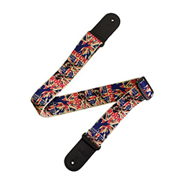 A040-P1 PU Leather Guitar Strap, Vintage Style